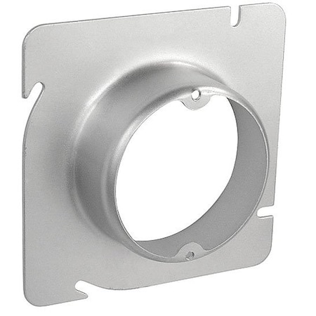 Southwire Electrical Box Cover, Square, Galvanized Steel, Ring and Raised Cover 72C3-1-1/4